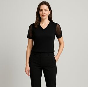 Armani Black Blouse